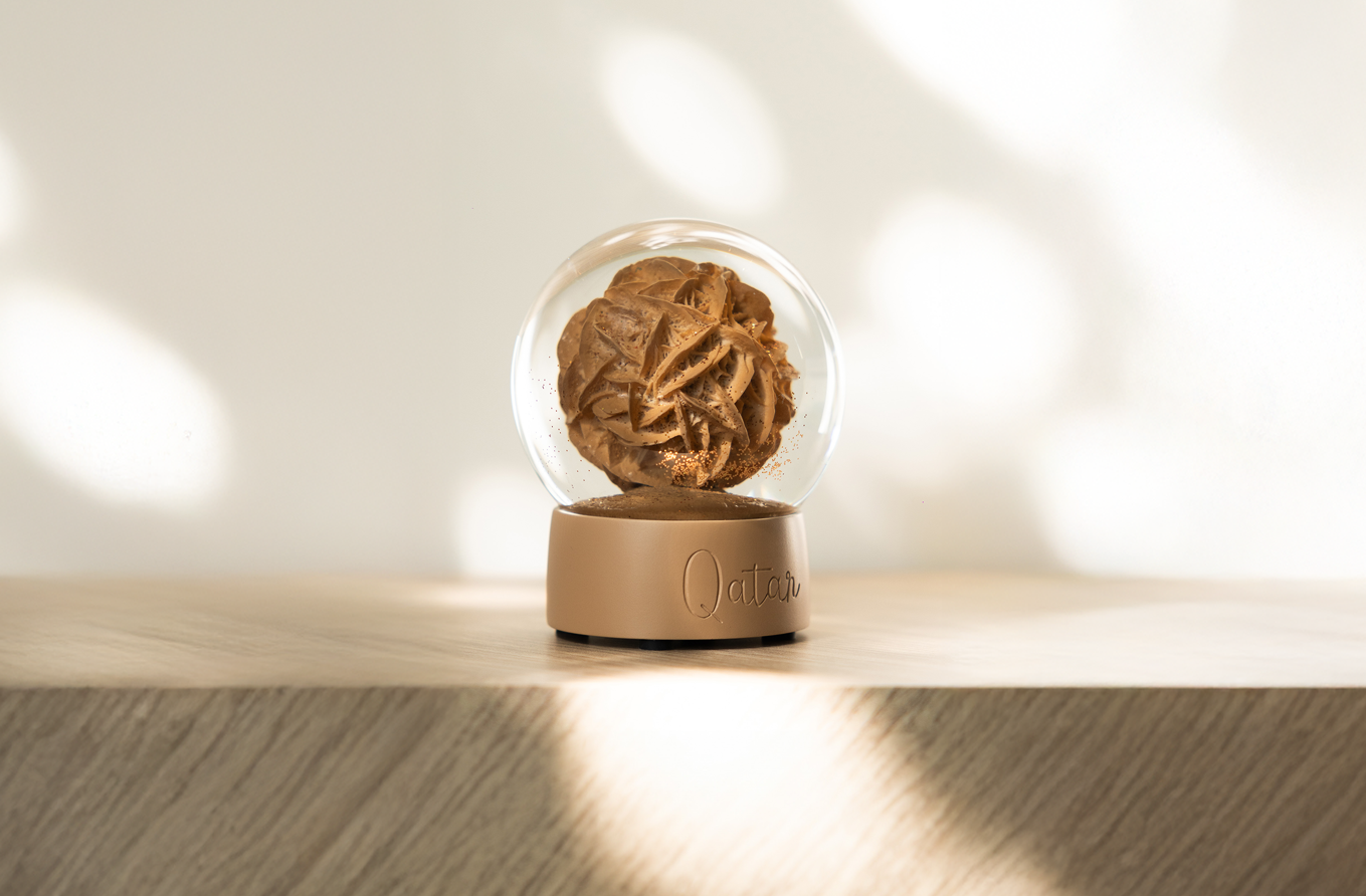 Desert Rose Snow Globe