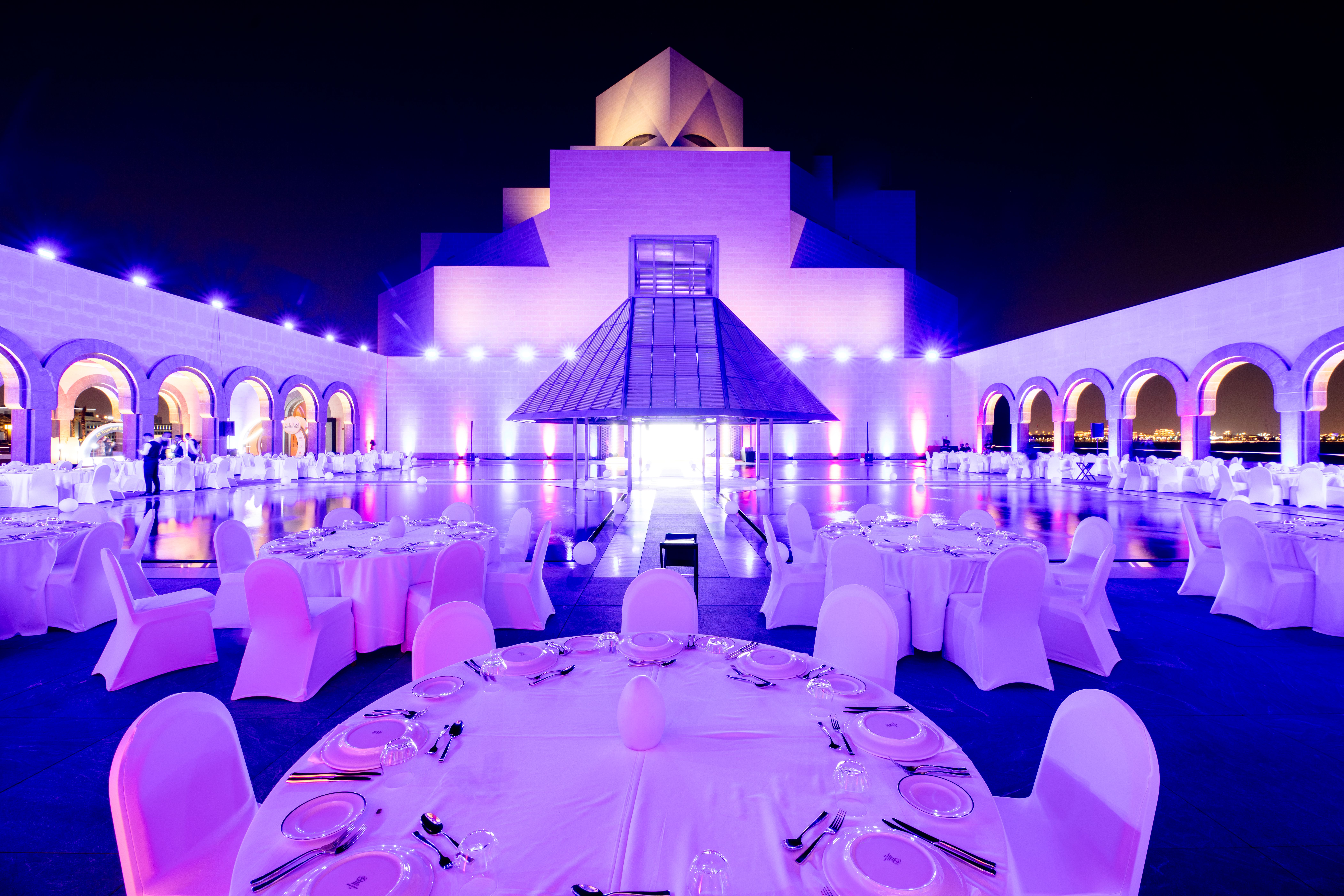 The Central Courtyard at the Museum of Islamic Art