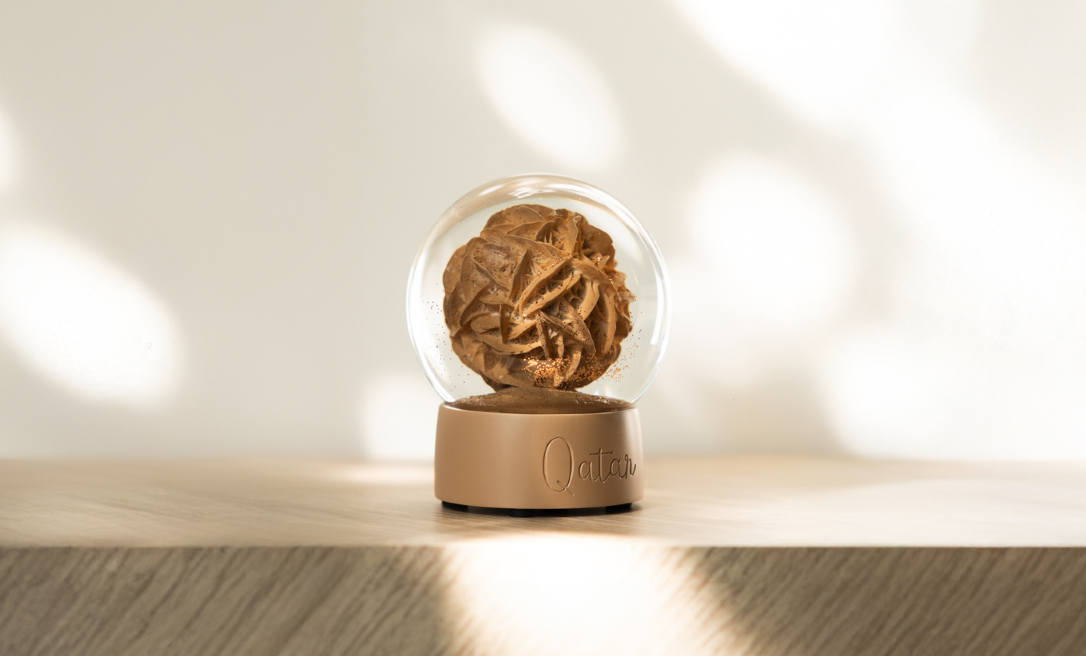 Desert Rose Snow Globe